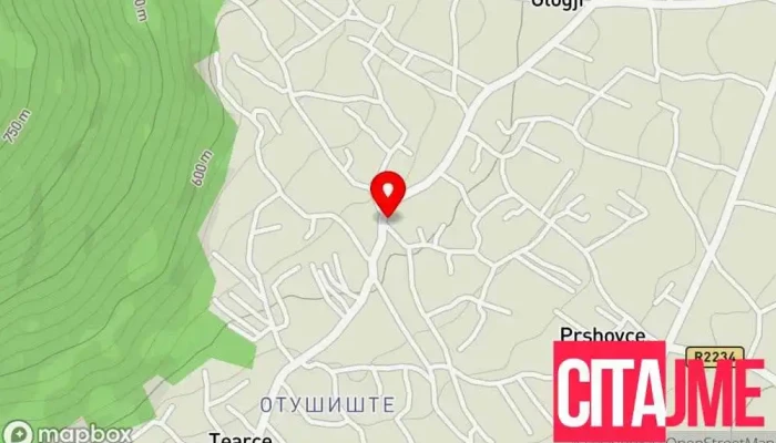 мапа на AG-Pharmacy Аптека во Пршовце