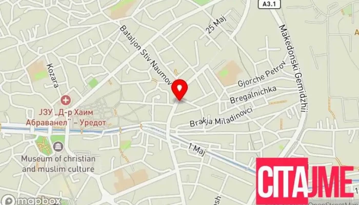 мапа на Agrocentar - zemjodelska apteka  во Битола