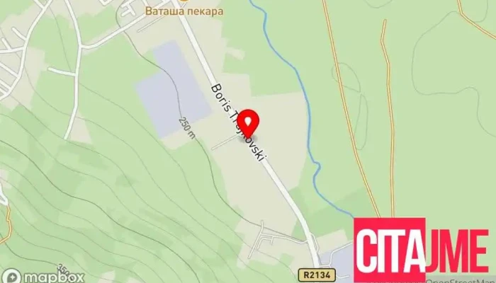 мапа на Агројуником ДООЕЛ Аптека во Скопје