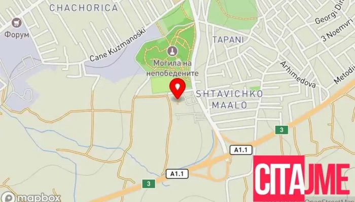 Akvapark Salida мапа - Прилеп