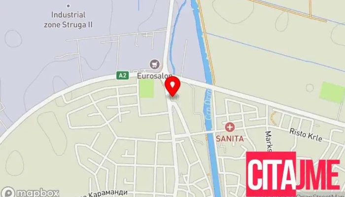 Amd Vozila Struga мапа - Струга