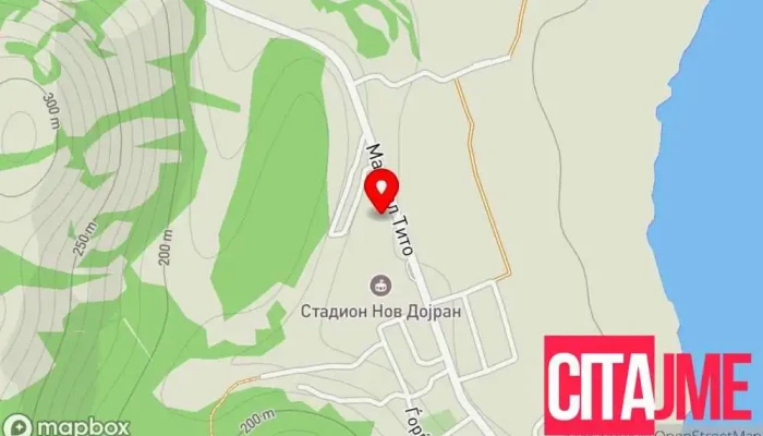 Apartmani Dan Dar мапа - Нов Дојран