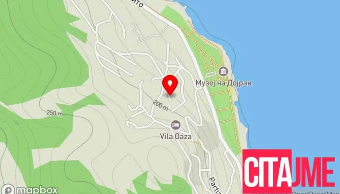 Apartmani Dinevi мапа - Стар Дојран