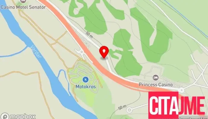 Apartmani Vu Dent мапа - Гевгелија