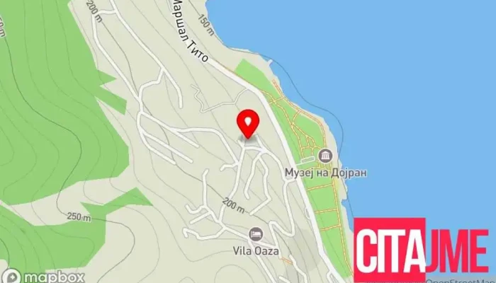 Apartments Pinikot мапа - Star Dojran