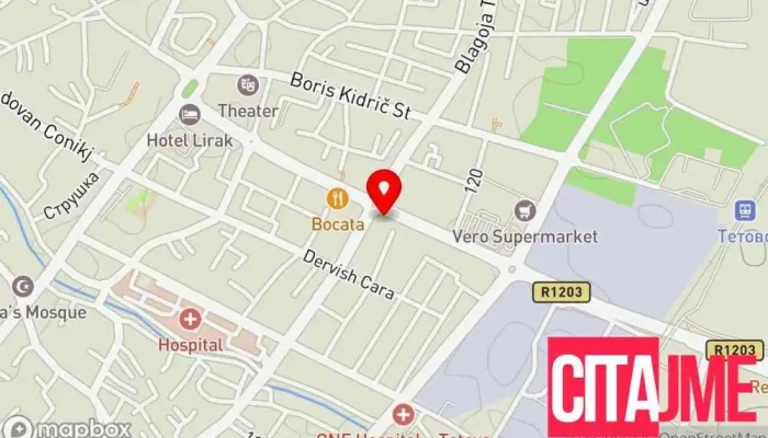 Apolon Stomatoloshka Poliklinika мапа - Тетово