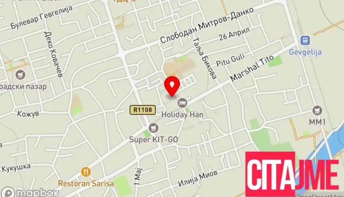 Apolonija Kazino I Khotel мапа - Гевгелија
