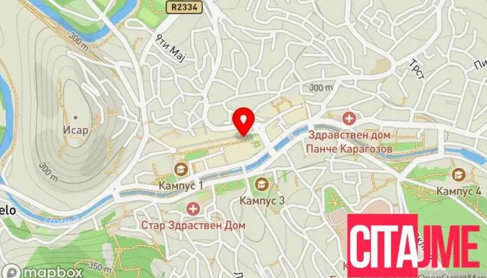 мапа на apteka beti Аптека во Штип