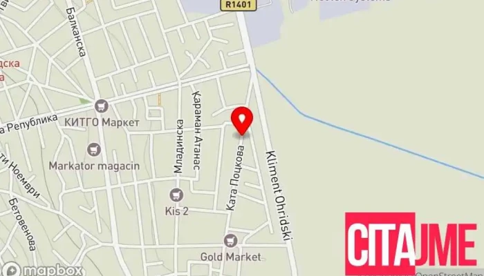 мапа на Аптека Чифлик Аптека во Струмица