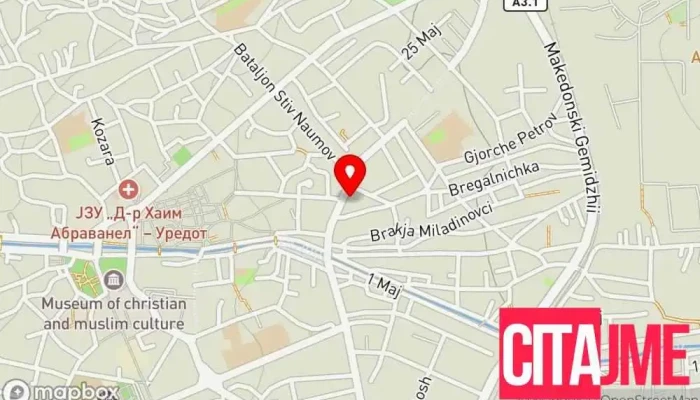мапа на Аптека Делта Фарм Аптека во Битола