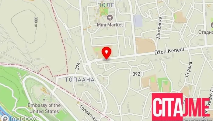 мапа на Аптека „Дерма Фарм“ Аптека во Скопје