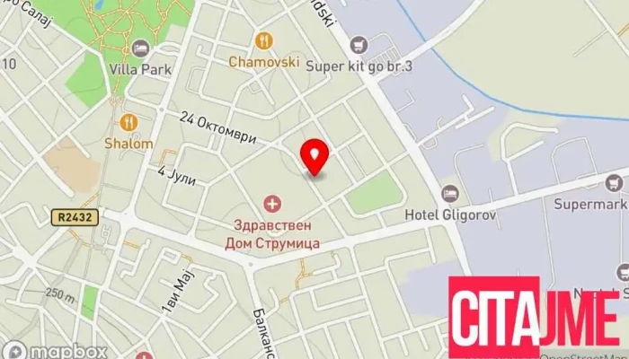 мапа на Apteka Eliksir 2 Аптека во Струмица