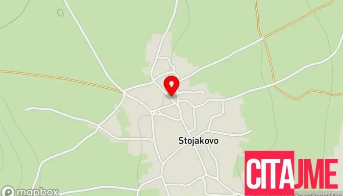 мапа на Аптека Еми Фарм Стојаково  во Стојаково
