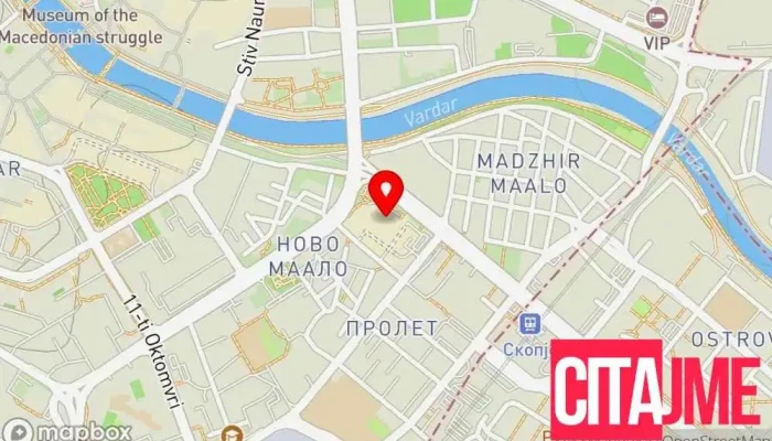 мапа на Аптека „Еурофарм“ Аптека во Скопје
