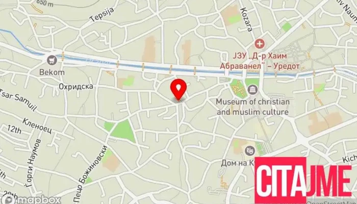 мапа на Аптека Генцијана2 Битола Аптека во Битола