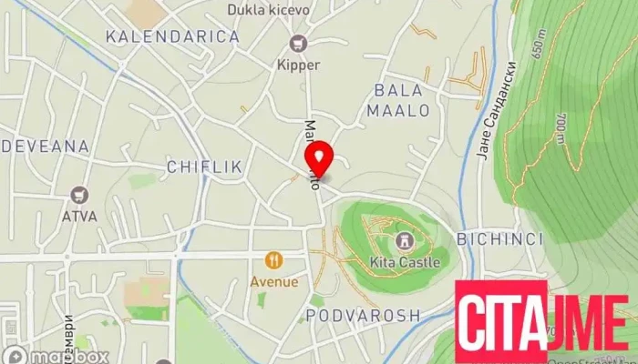 мапа на Apteka Herba Аптека во Кичево