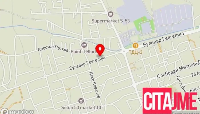 мапа на Apteka NIMA / Pharmacie Аптека во Гевгелија
