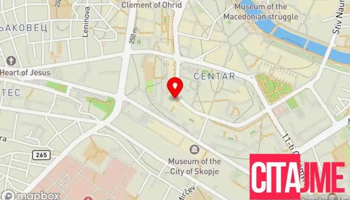 мапа на Аптека Пановски Аптека во Скопје