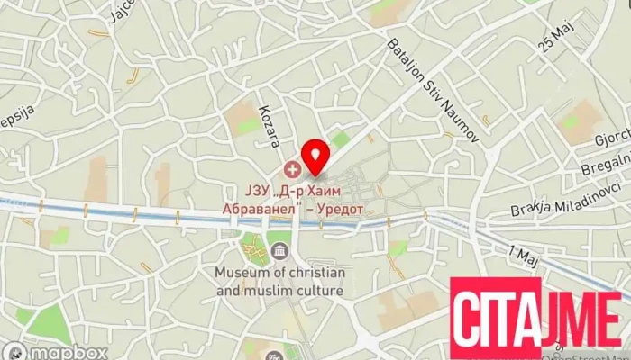 мапа на Аптека Роса Вита Аптека во Битола