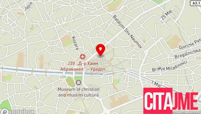 мапа на Аптека Стела Аптека во Битола