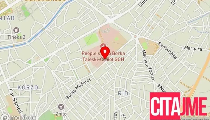 мапа на Apteka Stevanandzija Аптека во Прилеп
