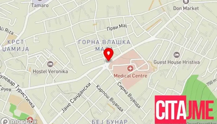 мапа на Apteka Sv.Pantelejmon Аптека во Охрид
