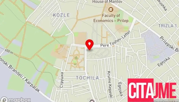 мапа на Аптека Здравје Аптека во Прилеп
