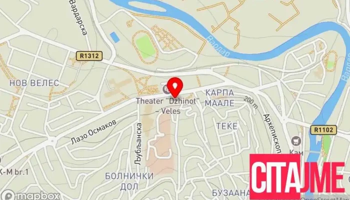 мапа на Аптека Аптека во Велес