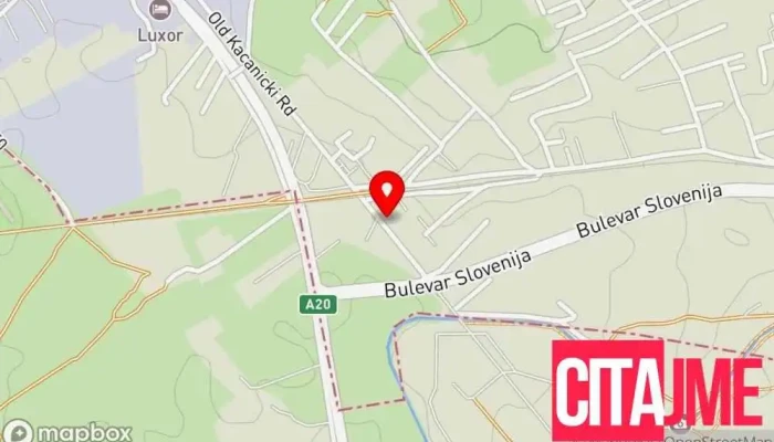 Arnori Vullkanizer Gomisteri -  мапа - Скопје