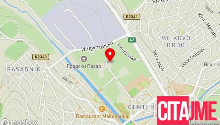 мапа на Автобуска станица Делчево Агенција за излети со автобус во Делчево