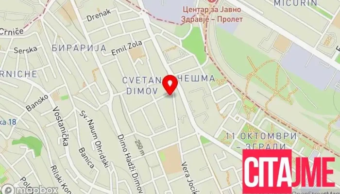 мапа на Автоклучар НЕНО Работилница за поправка на автомобили, Служба за умножување клучеви, Бравар во Скопје