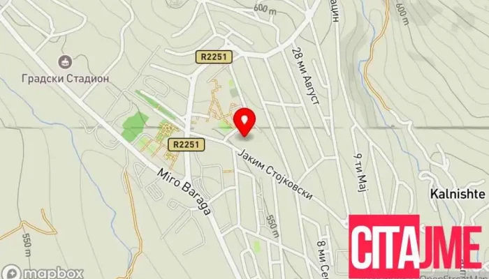 Avtoservis I Peralna Dgna мапа - Пробиштип