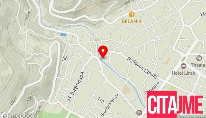 мапа на Barnatore Jonida Аптека во Тетово