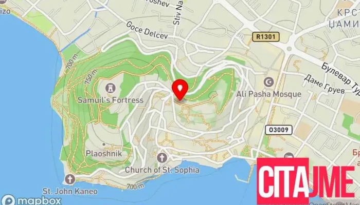 Bazeni Bnb Uvoz  Izvoz Dooel Okhrid мапа - Охрид
