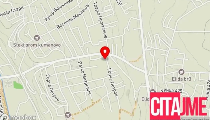 Bel Ukrasen Kamen Bel Ukrasen Kamen мапа - Куманово