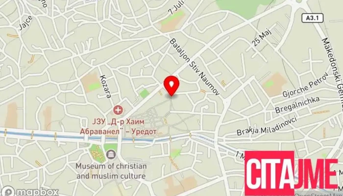 мапа на BILNA APTEKA & ZDRAVA HRANA Аптека во Битола