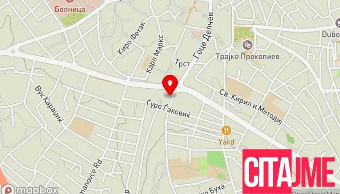 мапа на BioVet Veterinarna apteka Ветеринар во Куманово