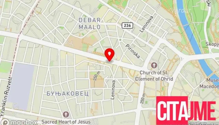 мапа на Bis Trejd Продавница за хардвер, Продавница за електроника, Продавница за боја, Продавница за цевки во Скопје