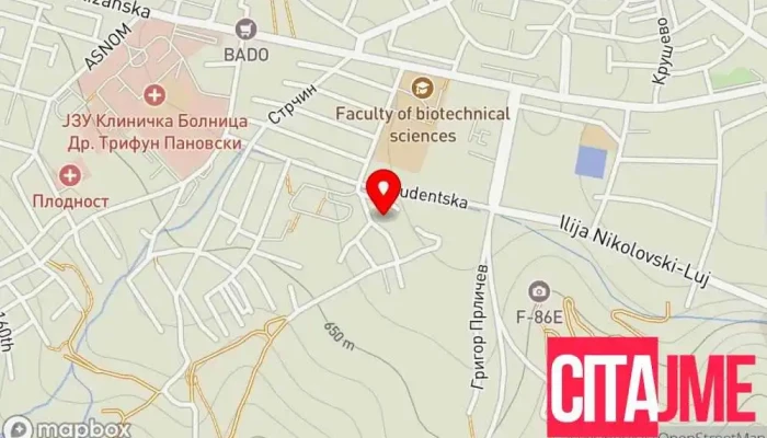 мапа на Битола Софтвер копродукции Софтверска компанија, Служба за е-трговија, Компанија за веб хостинг, Веб дизајнер во Битола