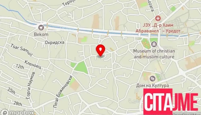мапа на Битола  во Битола