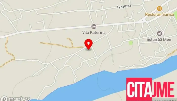 мапа на Близнак ком  во Гевгелија