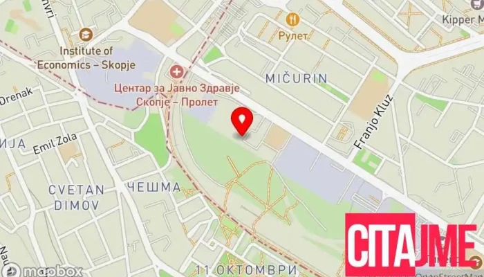 Bonus Servis мапа - Скопје