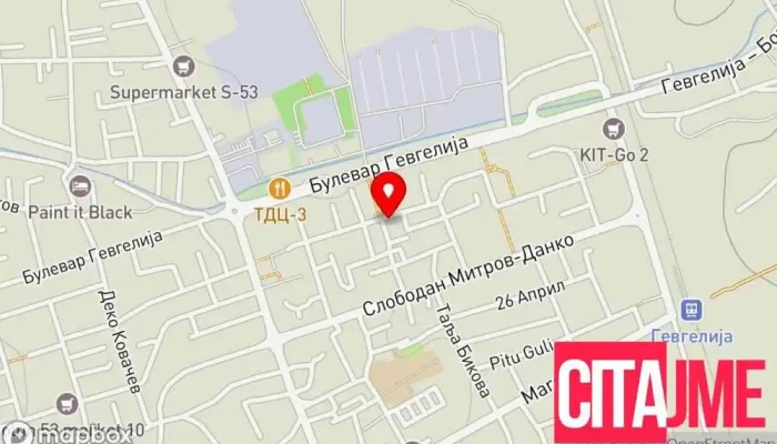 мапа на Chuguncaliev DOOEL / Agricultural pharmacy Аптека во Гевгелија