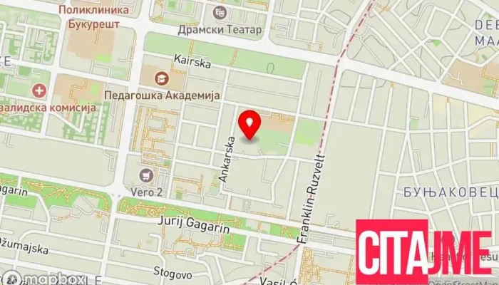 Dental Aesthetic Spot мапа - Скопје