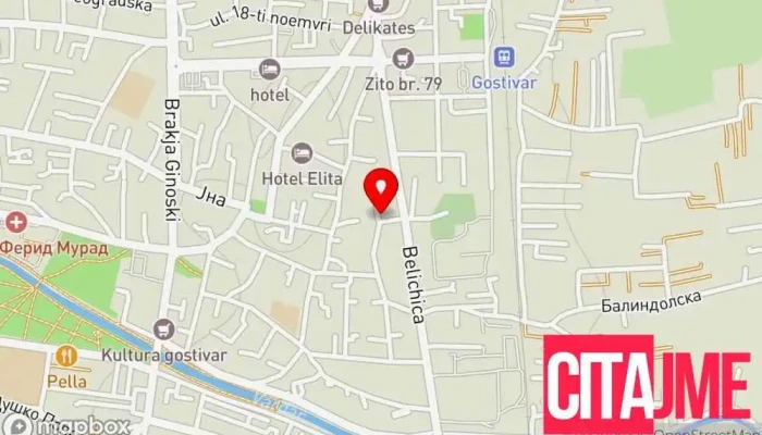 Dental Clinic -    Drvullnet Amzi мапа - Гостивар