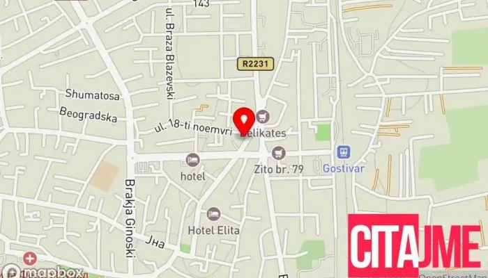 Dental Clinic Viva Dent -  мапа - Гостивар