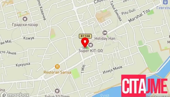мапа на Dental Office Dr.Atanasov Стоматолошка клиника во Гевгелија