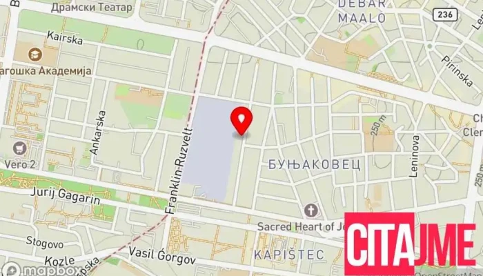 мапа на Дентисимо Естетик Козметички стоматолог, Стоматолошка клиника, Стоматолошки хигиеничар, Стоматолог во Скопје