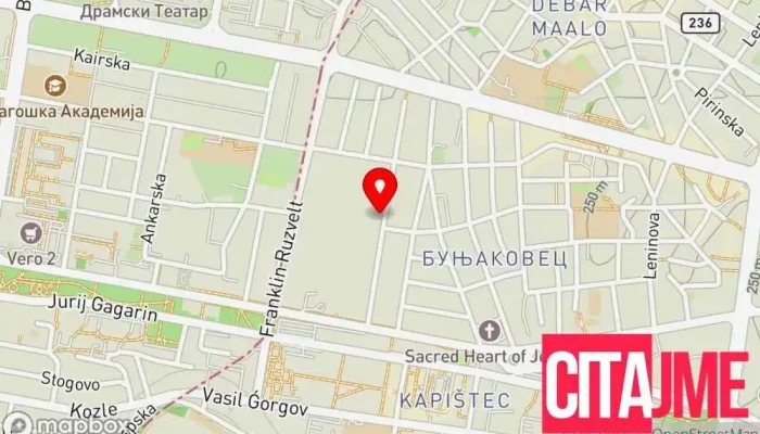 Dentissimo Aesthetic Dr Sanja Dimova мапа - Скопје