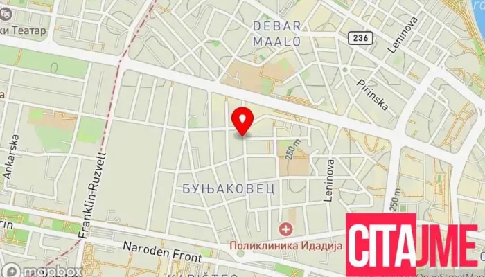 Dezinfektsija Dezinsektsija I Deratizatsija Makedonija мапа - Скопје